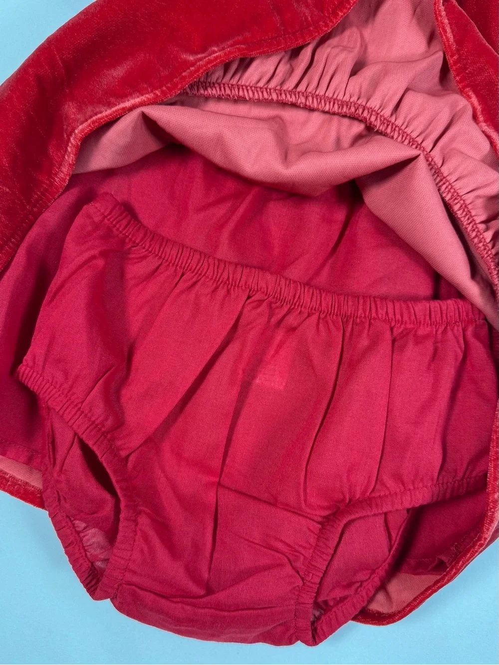NWOT GYMBOREE Toddler Girl Red Velour Plaid Royal Christmas Holiday Dress 12-18M